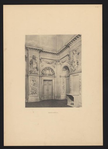 Sculptural Decoration in the Gallery ('Great Dining Hall'), Palace on the Dam, Amsterdam