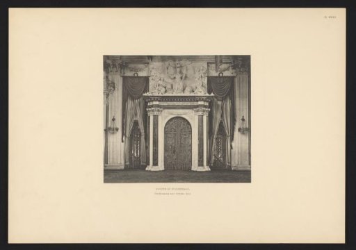 Entrance to the Town Hall, Palace on the Dam, Amsterdam