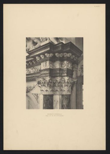 Detail of the entrance to the Town Hall, Palace on the Dam, Amsterdam