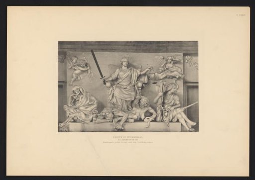 Sculpture of Justice in the Town Hall, Palace on the Dam, Amsterdam