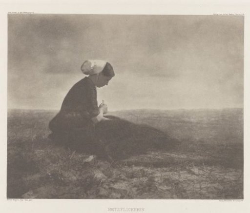 Netzflickerin (Mending Nets), Katwijk 1894