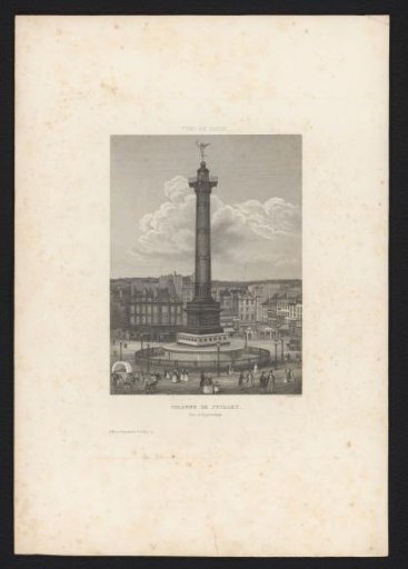 View of the colonne de Juillet