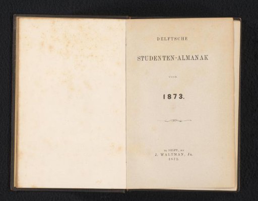 Delft Students' Almanac for 1873