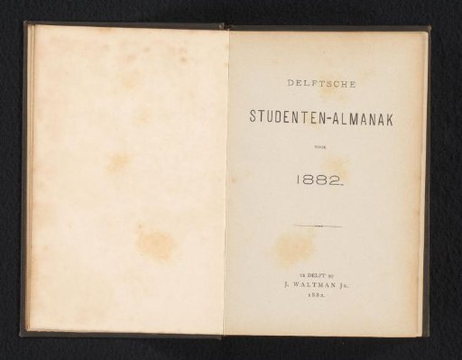 Delft Student Almanac for 1882