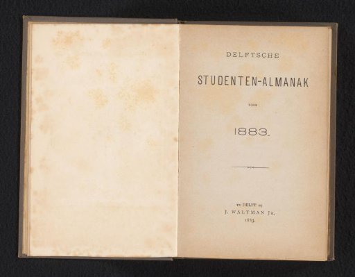 Delft Student Almanac for 1883