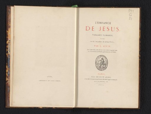 The Childhood of Jesus: Flemish paintings: poem taken from the compositions of Jérôme Wierix