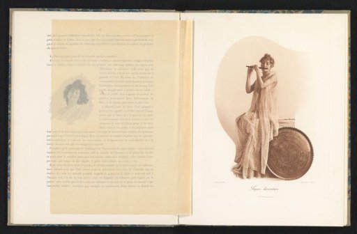 Woman playing a transverse flute with a bowl