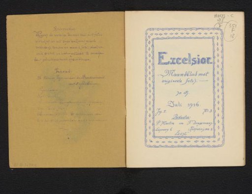 Excelsior: a Dutch monthly magazine illustrated with original photographs