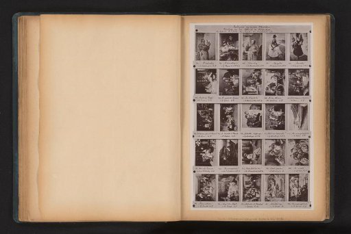 Photoreproductions of 25 Painted Scenes with Women, Men, and Clergy
