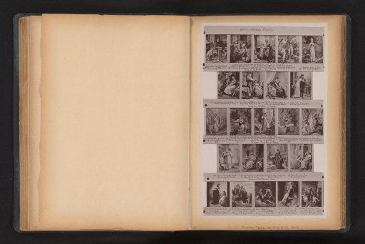 Photoreproductions of 23 Painted Scenes with Men and Women