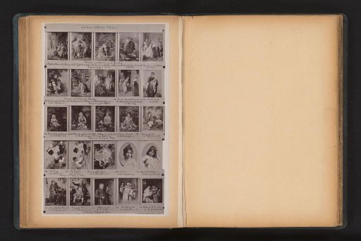 Photoreproductions of 25 Painted Scenes with Men, Women, Children, and Clergy