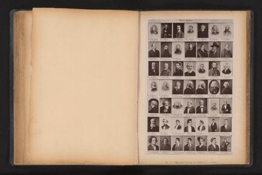 Portraits of German philosophers and composers