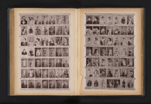Portraits of German actors and actresses