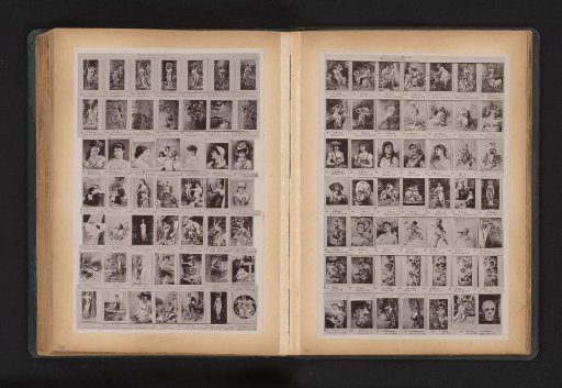 Photographic reproductions of painted portraits and scenes