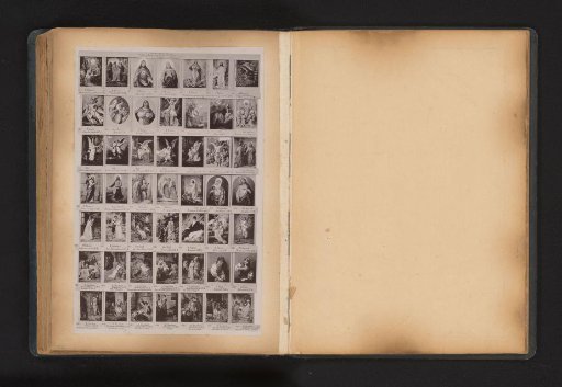 Photographic reproductions of painted portraits and scenes with Christ, angels and unknown people