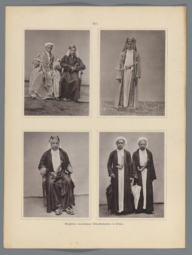 Four Portraits of Family Members of the Sharif of Mecca