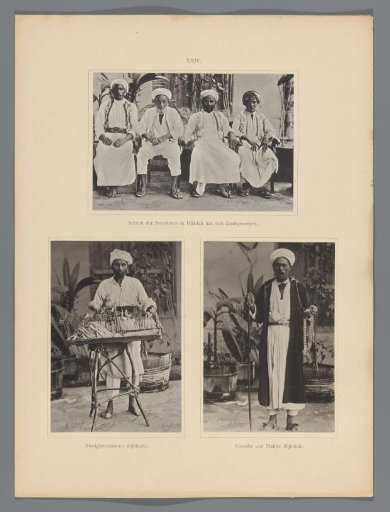 Three portraits of unknown men, at Jeddah