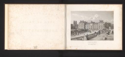 Gezicht op het Palais du Luxembourg