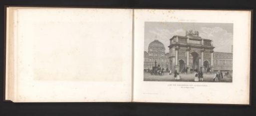 View of the Arc de Triomphe du Carrousel