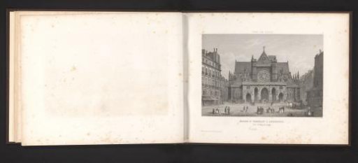Gezicht op de Église Saint-Germain-l'Auxerrois