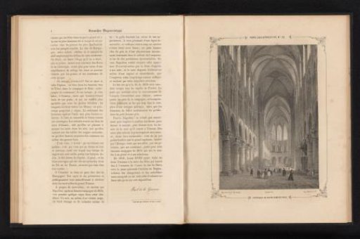 Interior of Notre-Dame in Paris