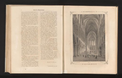 Interior of Notre-Dame in Paris