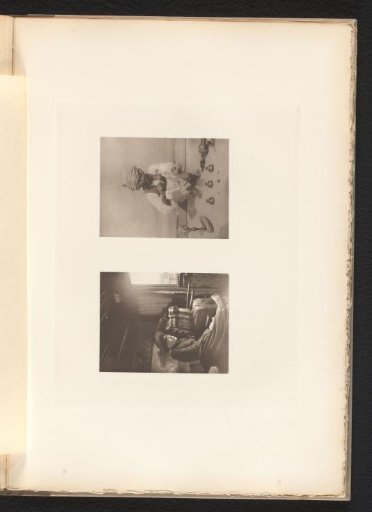 Woman in a train compartment