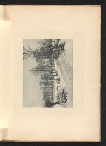 Snowy landscape in Flanders