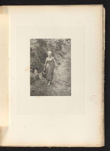 Portrait of an Unknown Girl with a Jug in Her Hand