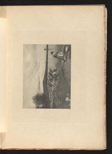 Women washing in a river in Auvergne