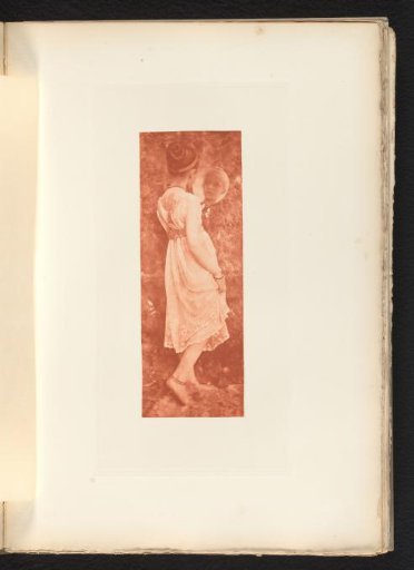 Girl Looking into a Mirror, Seen from Behind