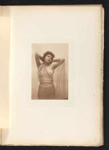 Portrait of an Unknown Woman with a Transparent Cloth Around Her Upper Body