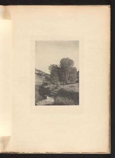 Landscape with Stream and Bridge near Moret