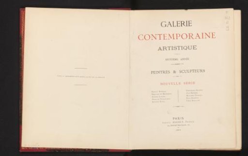Contemporary artistic gallery: painters and sculptors