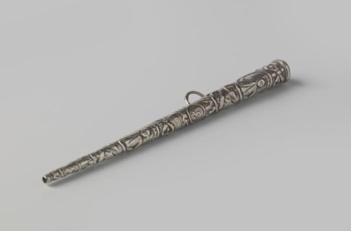 Knitting needle case in memory of the Battle of the Dogger Bank