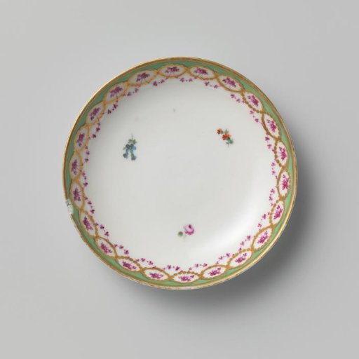Plate from a tea service