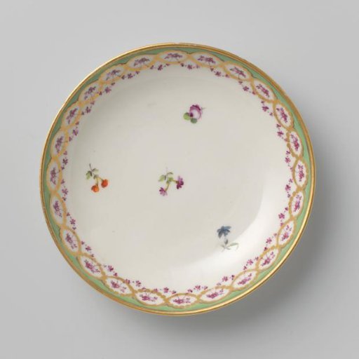 Plate from a tea service