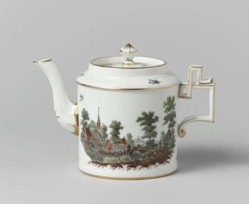 Teapot and milk jug