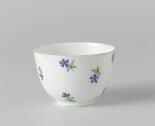 Cup, painted with cornflowers