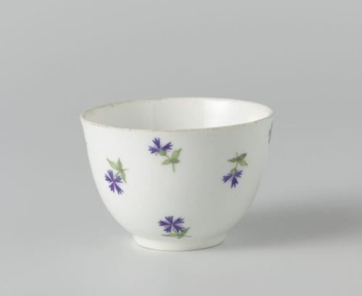 Cup, painted with cornflowers