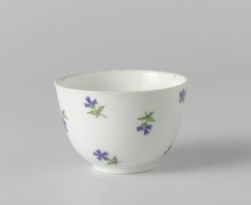 Cup, painted with cornflowers