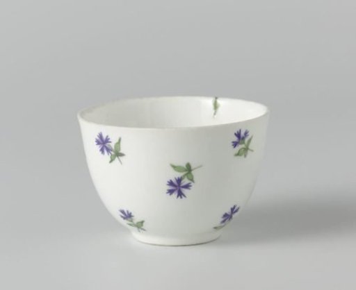 Cup, painted with cornflowers