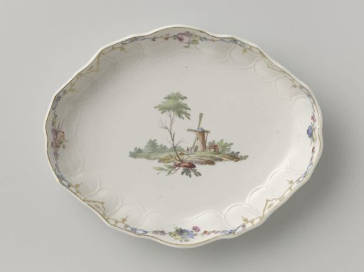 Oval bowl