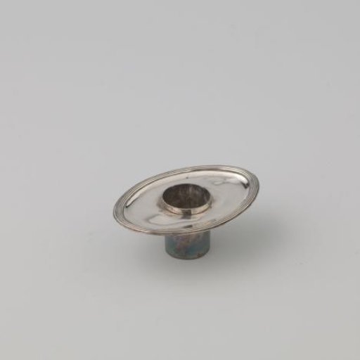 Bobèche, part of a silver candlestick