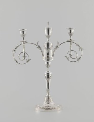 Silver candlestick