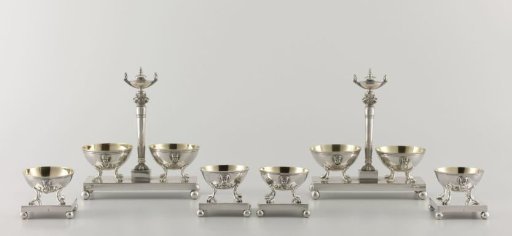 One of four salt cellars