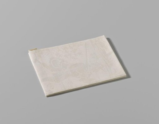 Napkin with a hunting scene