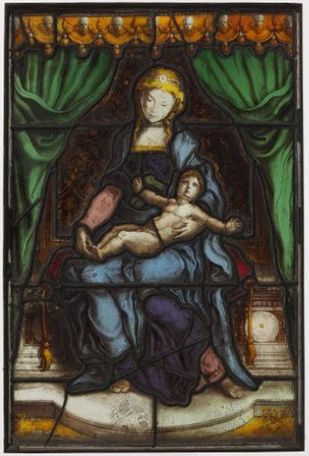 Window with Madonna and Child