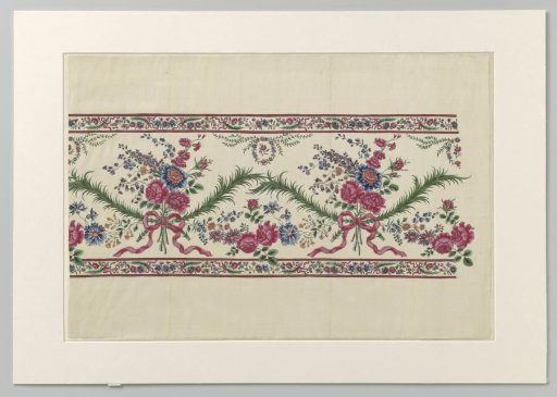 Fragment of painted silk