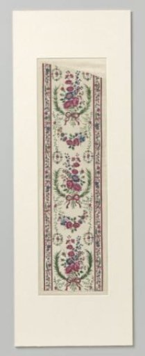 Fragment of painted silk